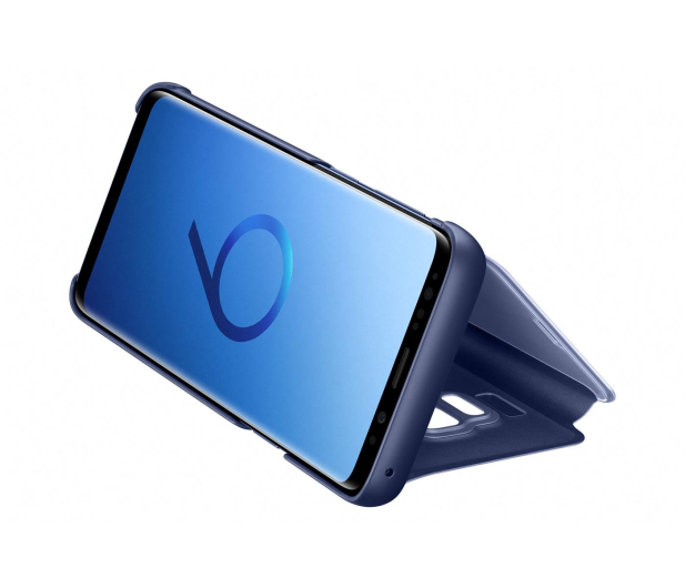 Samsung Clear View Standing Cover do Galaxy S9 Blue - 404406 - zdjęcie 2